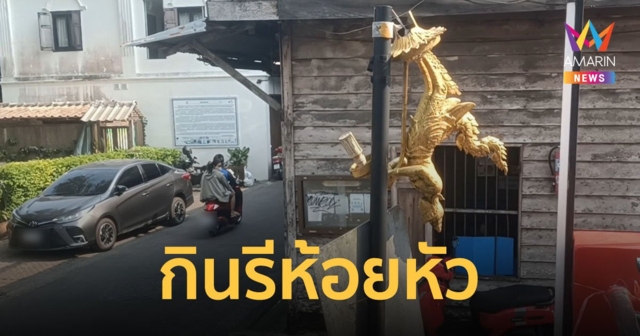 ไม่ใช่มะม่วงก็ร่วงได้! เสาไฟกินรี เมืองจันทบุรี หัวหักห้อยต่องแต่ง ไร้คนดูแลมานาน