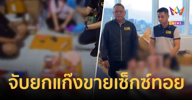 ทลายแก๊งต่างด้าวร่วมคนไทย ลักลอบขายเซ็กซ์ทอย