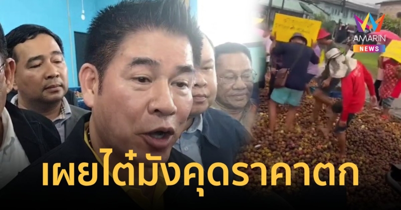 "ธรรมนัส"เผยไต๋รู้ข้อมูลเชิงลึกต้นตอมังคุดราคาตก เร่งแก้ช่วยเกษตรฯ