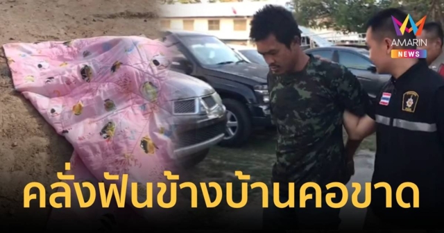 หนุ่มหลอนยาคว้ามีดฟันคอยายจนขาด ดับคาหน้าบ้าน