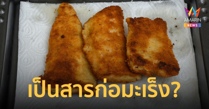 จริงหรือไม่? ใช้กระดาษทิชชูซับน้ำมันจากของทอด อันตราย-เป็นสารก่อมะเร็ง
