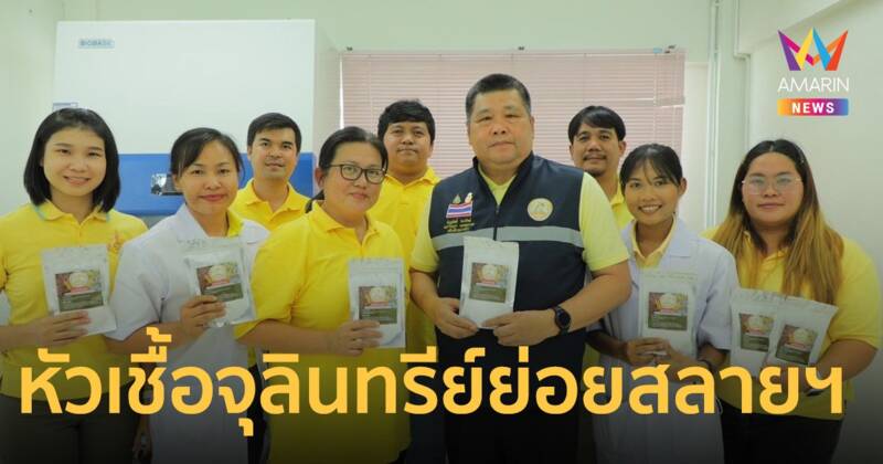 รับฟรี !  สถาบันวิทยาศาสตร์ข้าวแห่งชาติ ผลิตหัวเชื้อจุลินทรีย์ย่อยสลายฯ สำเร็จ