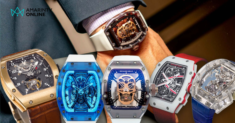 ยลโฉมนาฬิกาเรือนละ 255 ล้าน ! 5 อันดับนาฬิกาแพงสุดของ Richard Mille