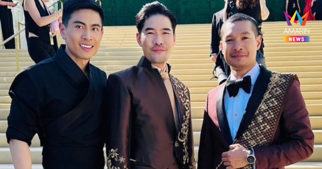 “วู้ดดี้” ภูมิใจ! เดินพรมทองในชุดไทย ในงาน Gold Gala 2025