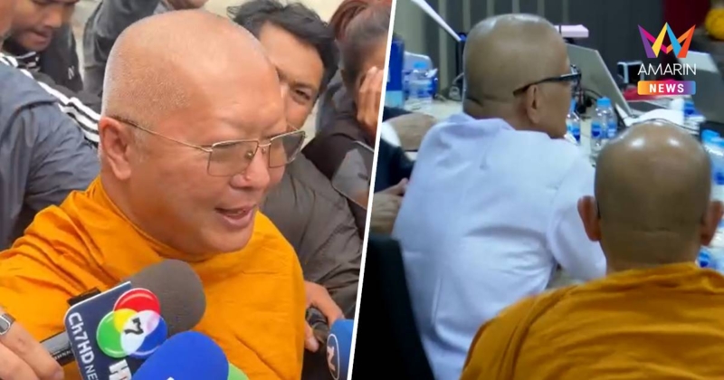 พระปลัดศานิตย์ เยี่ยม "ทิดแย้ม" บอกยังเป็น พระ ไม่ได้ตั้งใจลาสิกขา