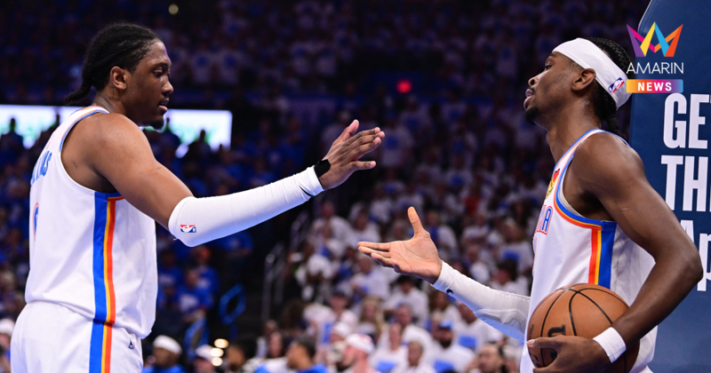 "ธันเดอร์" โหดต่อเนื่องนำ "ทิมเบอร์วูล์ฟส" ศึกNBA รอบชิงสายตะวันตก