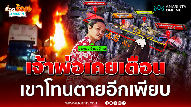 ผู้มาก่อนกาล! ร่างทรงเจ้าพ่อปู่โทน เตือนอุบัติเหตุคนตายเพียบ