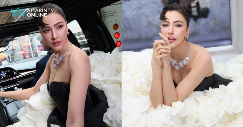 สวยหรู! "ศรีริต้า" คนไทยคนแรก อวดโฉมเครื่องประดับชั้นสูง สะกดทุกสายตา