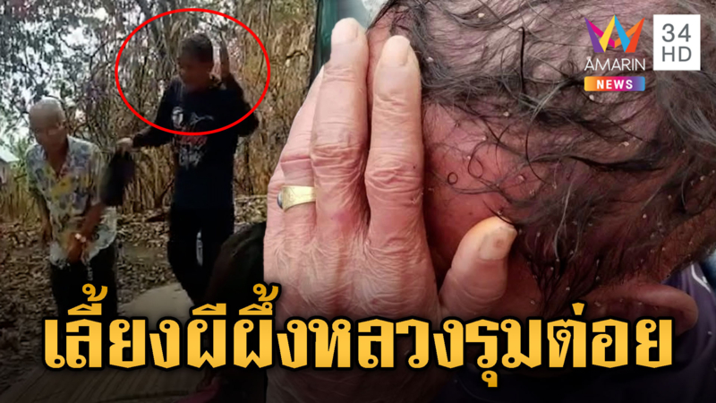 ผึ้งหลวงแตกรัง รุมต่อยชาวบ้านเลี้ยงผีปู่ย่า