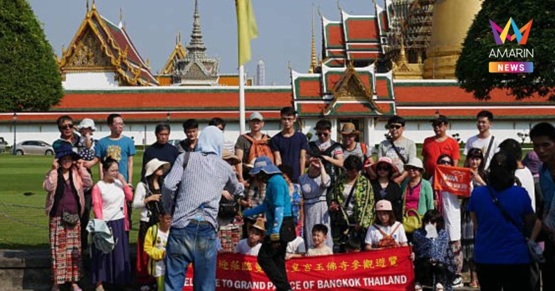 นักท่องเที่ยวจีนลดต่ำกว่าหมื่นคนต่อวัน เนื่องจากจีนมีเทศกาลท่องเที่ยว