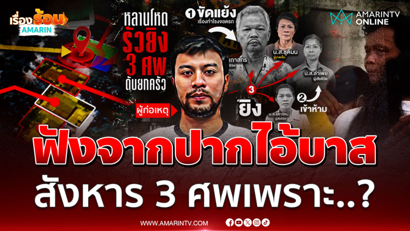 "ไอ้บาส" เปิดปากปมที่ดินมรณะ สังหาร 3 ศพ