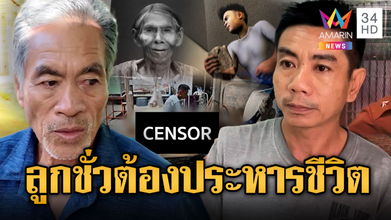 พ่อด่าลูกเนรคุณ ฆ่าทุบหัวป้าพิการ 87 ต้องประหารสถานเดียว