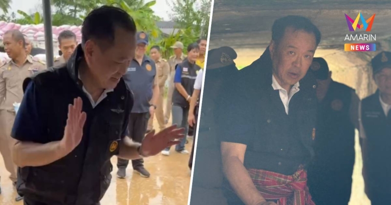 "อนุทิน" ซ้อมเข้าบังเกอร์ กับนักเรียน เต้นไก่ย่าง-ฮิปโป​ สร้างกำลังใจ