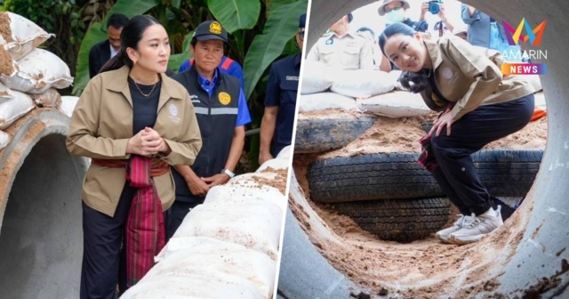 นายกฯดูชาวบ้านทำบังเกอร์ ร้องโถ่ ถามผู้ว่าฯสุรินทร์ ทำไมไม่ของบมหาดไทย