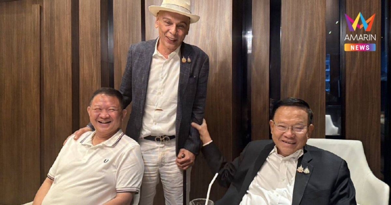 เปิดภาพ สันติ-ชาดา ดินเนอร์โรงแรมดัง
