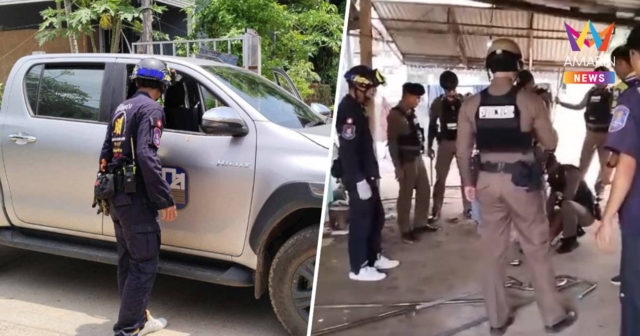 หนุ่มหลอนเห็นเจ้าหน้าที่ ธ.ก.ส.เป็นตำรวจ คว้ามีดไล่ฟันเจ็บ 1 สาหัส 1