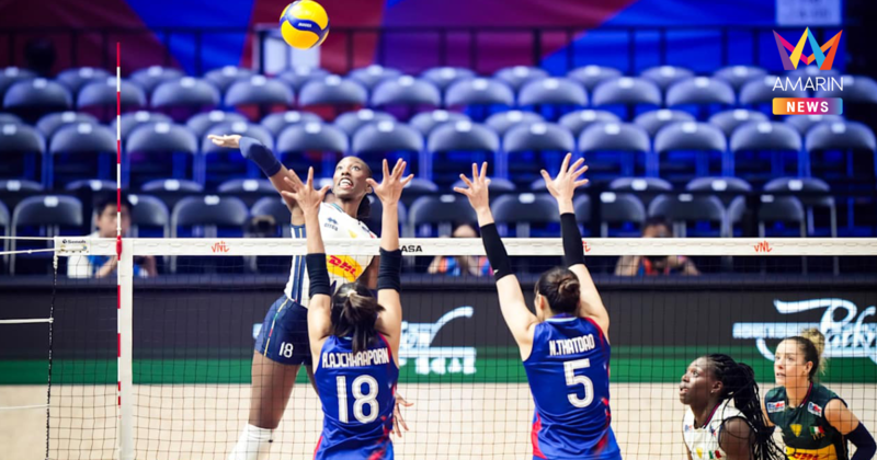 "วอลเลย์บอลหญิงไทย" ต้านไม่ไหวพ่าย อิตาลี ศึกVNL 2025