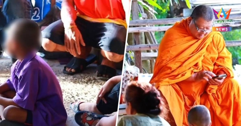 ยายวัย 63 หลานรวม 5 ชีวิตขอข้าววัดกิน หลังเจ้าหนี้บุกทวงขู่เอาชีวิต