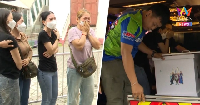 ชาวกัมพูชากอดกันร้องไห้ ขนร่างเด็ก 2 ขวบกลับไปทำบุญบ้านเกิด