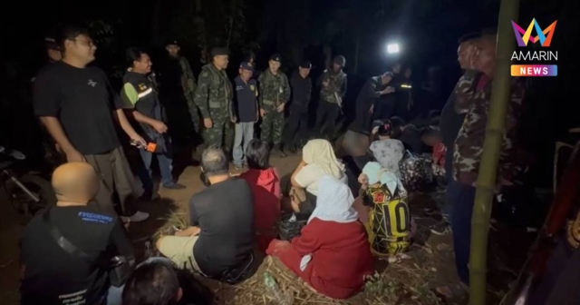 เจ้าหน้าที่ จับกุมคนไทย 33 ราย ลักลอบข้ามแดนผ่านช่องทางธรรมชาติ