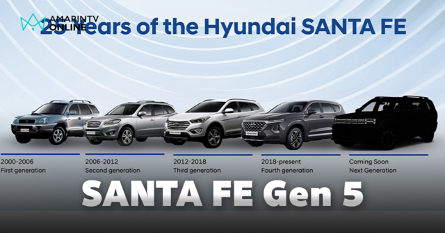 ฉีกวงการ SUV เตรียมเผยโฉม All-new Hyundai SANTA FE เจเนอเรชันที่ 5