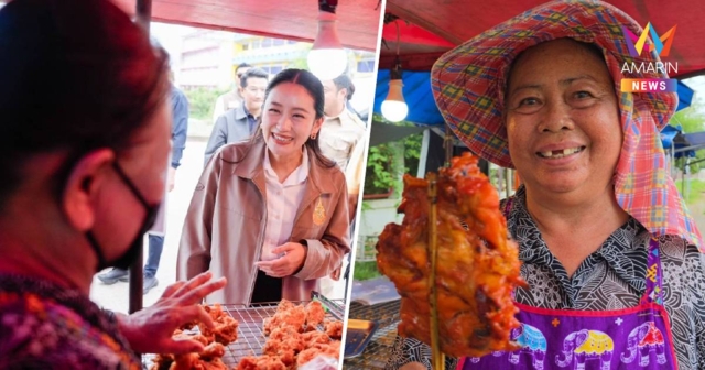 “ป้านาง ขายไก่”สุดปลื้มนายกฯเหมาไก่ย่างหมดร้าน เผย“เหมือนเทวดามาโปรด”
