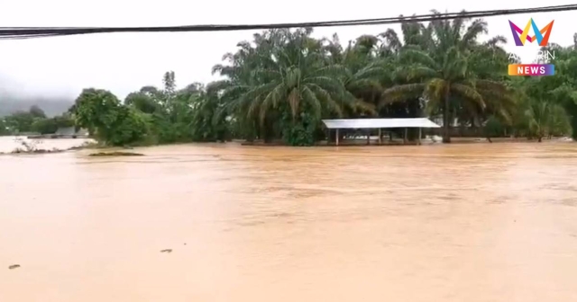 เชียงรายฝนตกหนัก น้ำป่าไหลทะลักบนดอย ไหลหลากท่วมในหลายพื้นที่