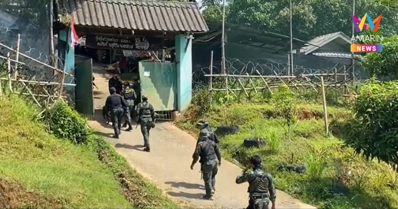 วงจรปิดภาพชัด โจรใต้ 50 คน ใช้ไปป์บอมบ์-อาวุธปืนสงครามถล่ม ชคต.เกียร์