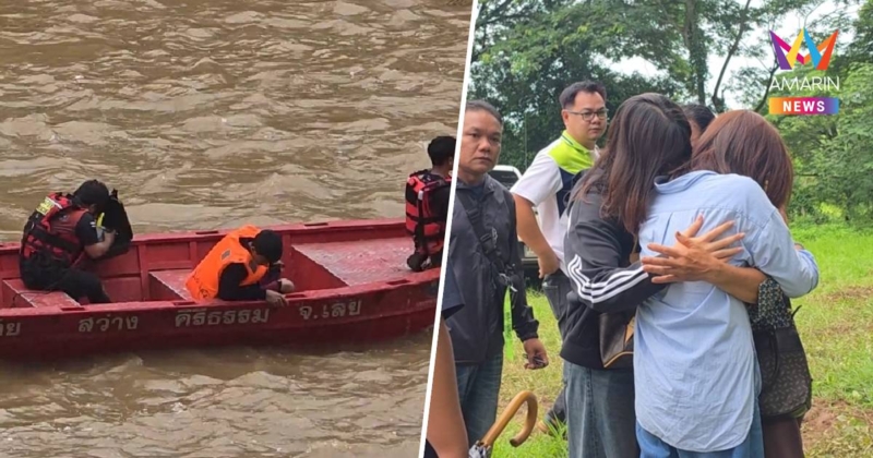 ระดมค้นหาร่าง ร.ต.ท.เริงศักดิ์ เรือคว่ำจมน้ำขณะติดตามคนร้าย