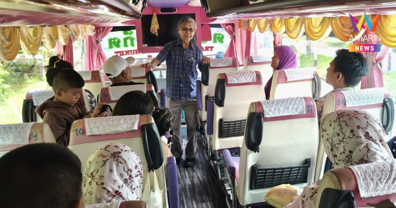 ชวน หลีกภัย ทดลองนั่งรถบัส พิสูจน์เส้นทางห้ามรถโดยสารสองชั้นผ่าน