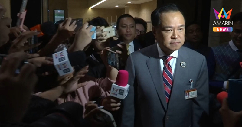 "อนุทิน" ปฏิเสธย้ำไม่ได้เสนอชื่อตัวเองเป็นนายกฯ ขอประชาชนอย่าห่วง
