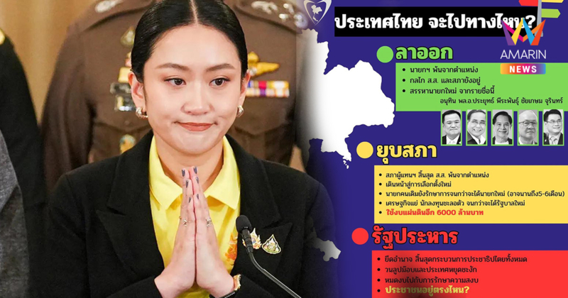 พรรคภูมิใจไทย โพสต์ 3 ทางออกประเทศ "นายกฯลาออก-ยุบสภา-รัฐประหาร"