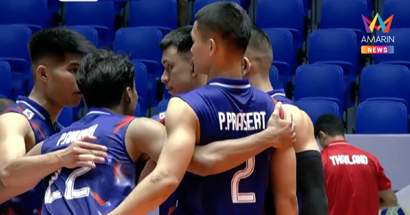 "วอลเลย์บอลชาย" ทีมชาติไทย ประเดิมคว้าชัย อินโดนีเซีย ซี วี ลีก 2025