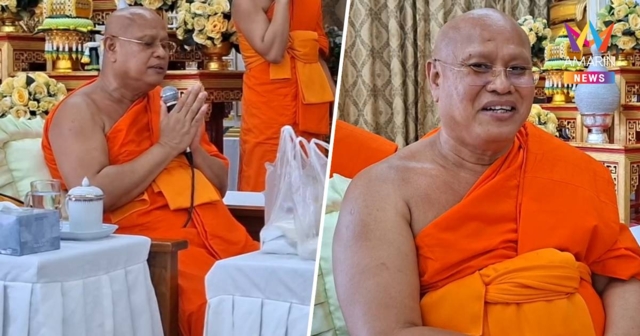ปรากฏตัวแล้ว! เจ้าคณะจังหวัดพิจิตร ขึ้นศาลาทำบุญวันเข้าพรรษา