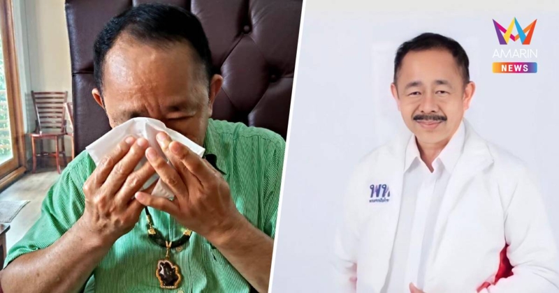 "สุชาติ ลายน้ำเงิน"หลั่งน้ำตาทิ้งเพื่อไทยซบพปชร.ลั่นจงรักภักดีมาตลอด