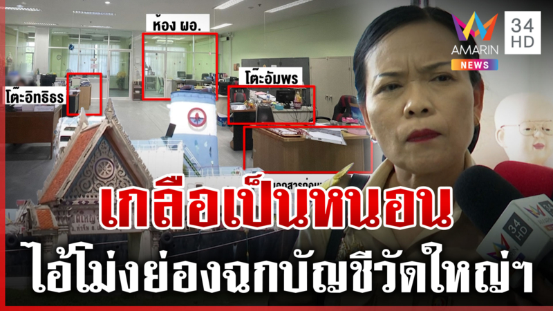พระก็หาย-บัญชีก็หาย! ล่าไอ้โม่งย่องฉกบัญชีวัดใหญ่จอมปราสาท