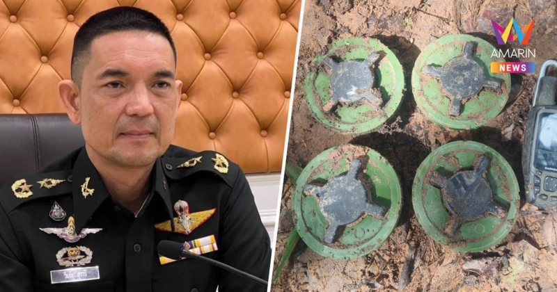 ด่วน! โฆษก ทบ. โต้กัมพูชา ข้อมูลบิดเบือน ยันทุ่นระเบิดไม่ใช่ของไทย