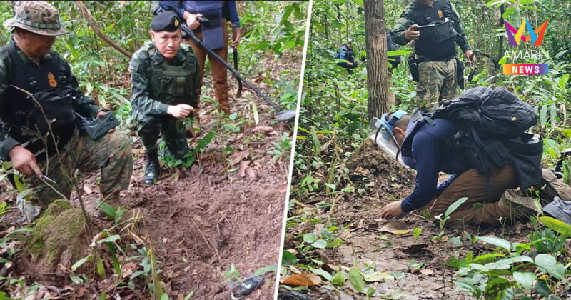 กองทัพบกพบทุ่นระเบิดสภาพใหม่เพิ่ม 2 ทุ่นที่ช่องบก ใกล้จุดเกิดเหตุเดิม