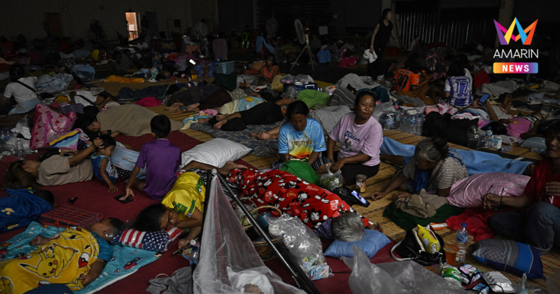 ทบ. เร่งอพยพประชาชนชายแดน 63,446 ชีวิต หนีระเบิดเขมร