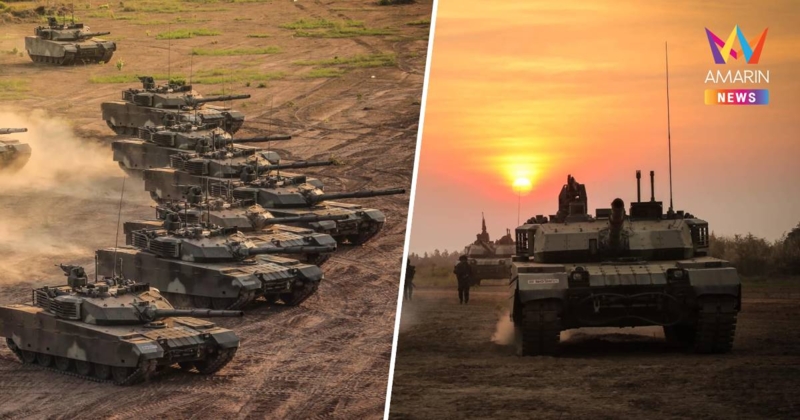 ด่วน! รถถัง VT-4 ไทย เริ่มปฏิบัติการรบตัดเส้นทางส่งกำลังทหารกัมพูชา