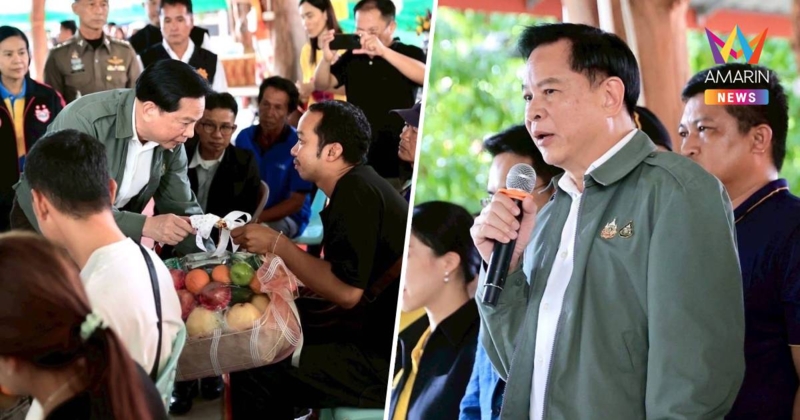 "พีระพันธุ์'  ลงพื้นที่ศรีสะเกษ เยี่ยมผู้บาดเจ็บเหตุชายแดน