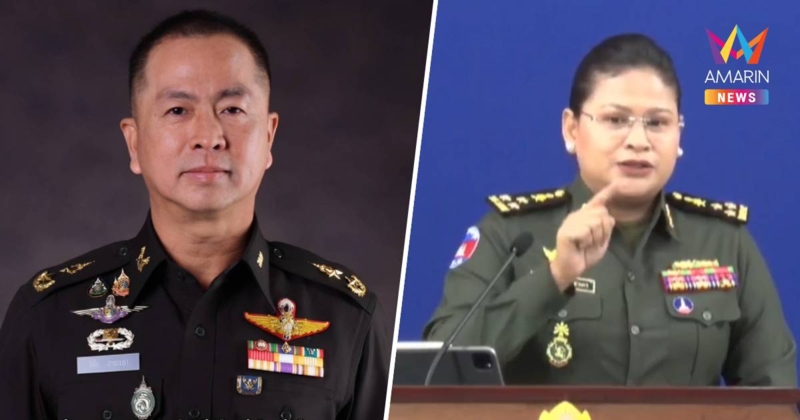 กองทัพไทย โต้ โฆษกกลาโหมกัมพูชา กล่าวหาไทยใช้อาวุธเคมีแก๊สพิษโจมตี