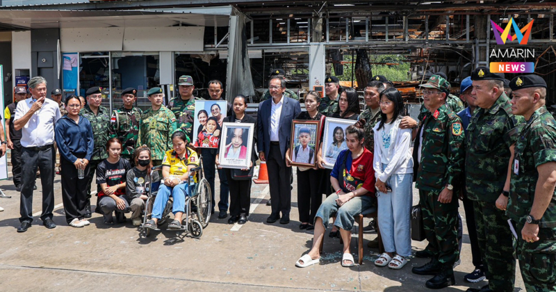 สะเทือนใจ 8 ครอบครัวเหยื่อกัมพูชายิงจรวดBM-21 ขอความเป็นธรรมคณะทูต
