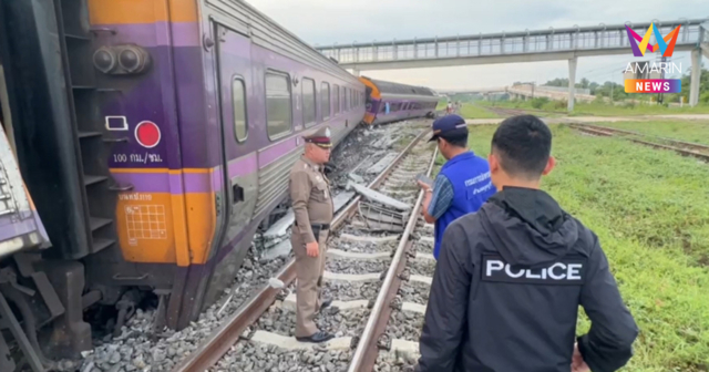 เปิดรายชื่อคนเจ็บอุบัติเหตุ รถไฟตกรางที่กุยบุรี