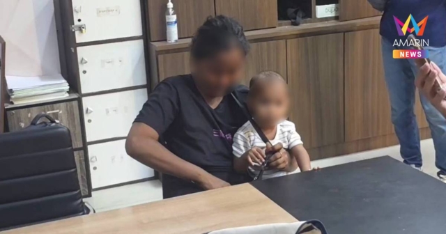 สาวกัมพูชาสะอื้นกลางถนน อุ้มลูกน้อย 3 คน วอนอย่าส่งกลับบ้านเกิด