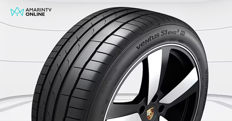 ฮันกุก ไทร์ ได้รับเลือกเป็นยางมาตรฐานสำหรับ Porsche Macan EV