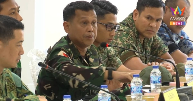 กองทัพนำคณะผู้สังเกตการณ์ชั่วคราว 8 ประเทศลงพื้นที่ชายแดนไทย–กัมพูชา