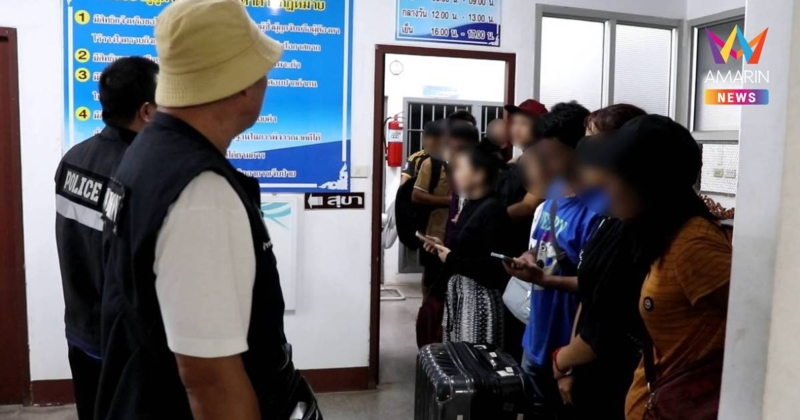 ตร.อุตรดิตถ์ บูรณาการร่วม ตม. จับกุมชาวไทใหญ่พร้อมชาวเมียนมา รวม 49 คน