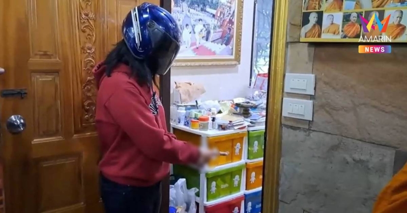 คุมทำแผน! สาวประเภทสอง ขึ้นกุฏิเจ้าอาวาสวัดดังลักเงินสด-ทองคำนับล้าน