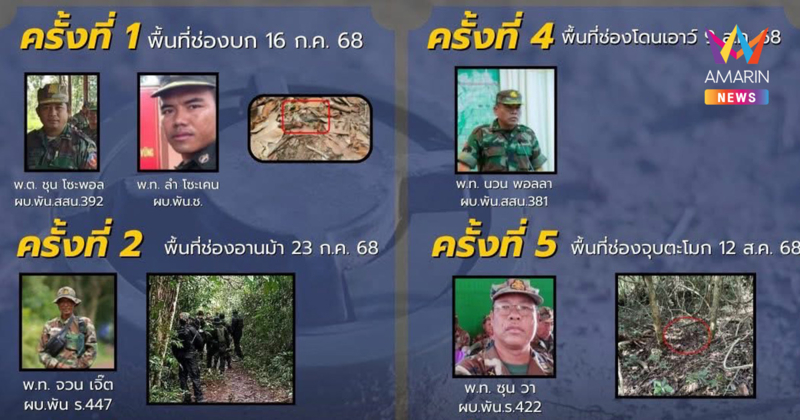 เสธ.เบิร์ด เปิดหน้า 6 ผบ.หน่วยกัมพูชา สั่งวางทุ่นระเบิดสังหารทหารไทย